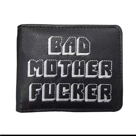 Black Leather Wallet dad - Picture 5 of 6